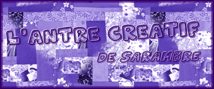 banniere de l'antre créatif de sarambre